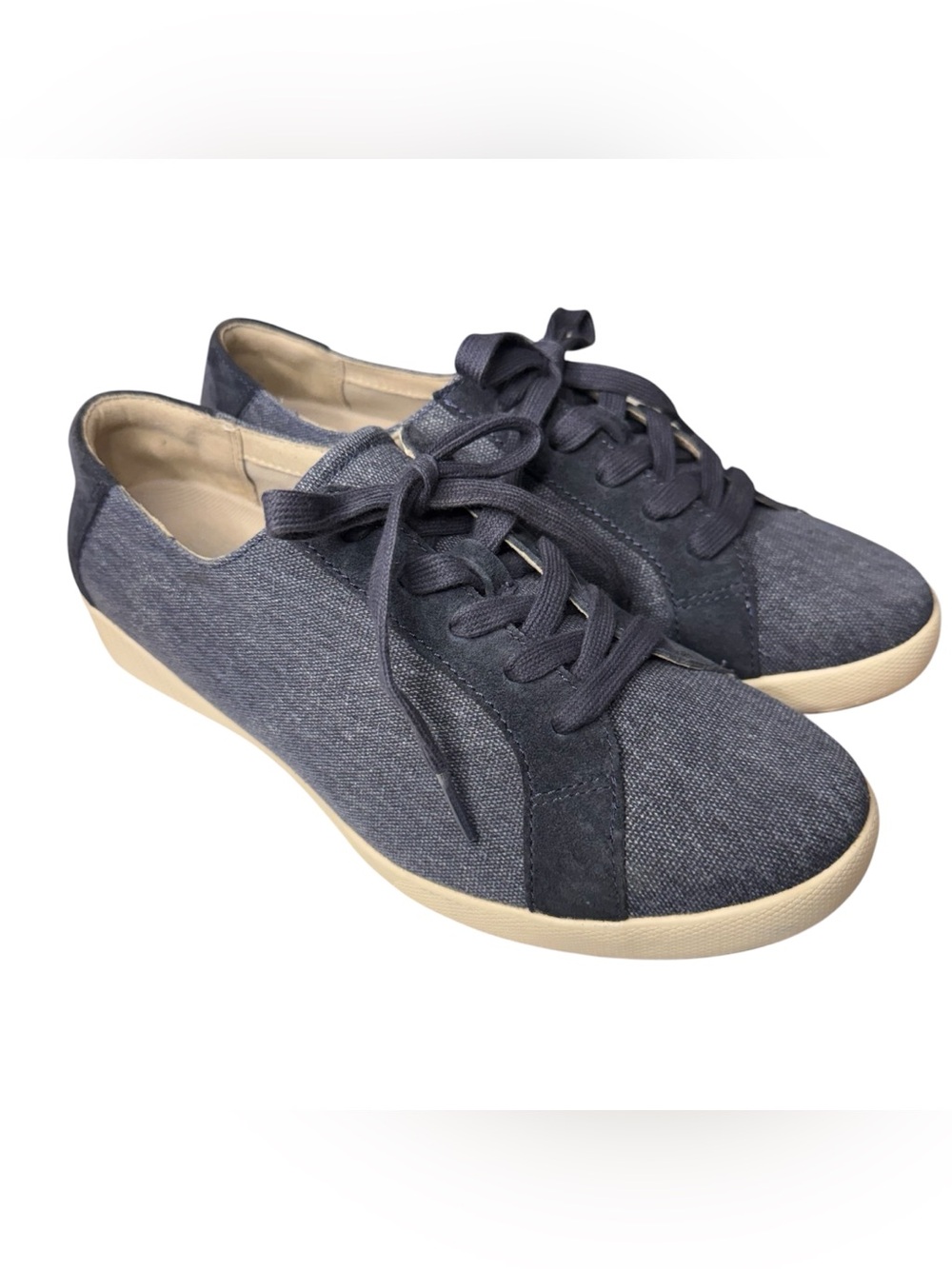 Dansko Olisa Denim Lace Up Canvas Sneakers